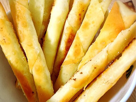 余った餃子の皮で☆チーズスティック